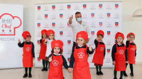 Niños del colegio Peñamayor concursan en Little Chef Asturias