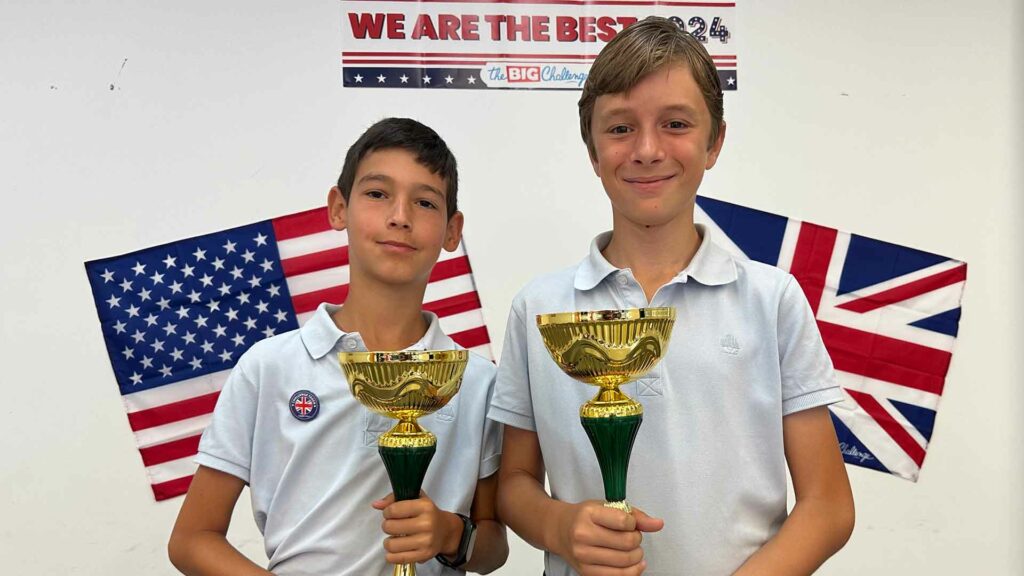 Dos alumnos del Colegio Tabladilla, premios nacionales en el concurso internacional de inglés The Big Challenge 2024 